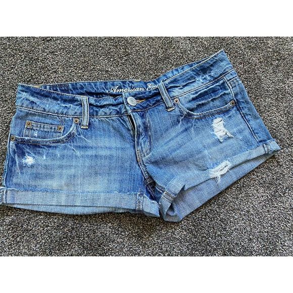 American Eagle Outfitters Pants - American eagle distressed light wash 4